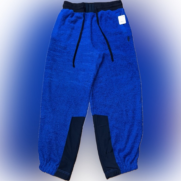 FP Movement by Free People Pants - NWT Free People Movement SZ M OR L blue/black terry joggers w/drawstring waist.